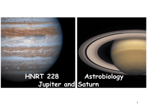 Jupiter`s and Saturn`s Moons