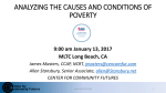 analyzing the causes and conditions of poverty