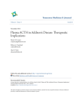 Plasma ACTH in Addison`s Disease - Tennessee Medicine e