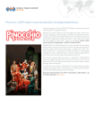 Pinocchio, a 100% Italian musical produced by Compagnia della
