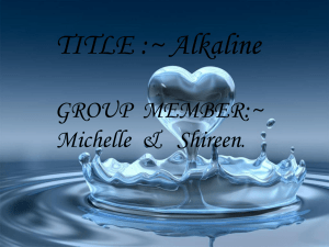 What is Alkaline?