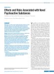 Effects and Risks Associated with Novel Psychoactive Substances