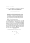 Synthesis and Properties of Complexes of Copper(II), Nickel(II