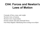 Ch4 Laws of Motion