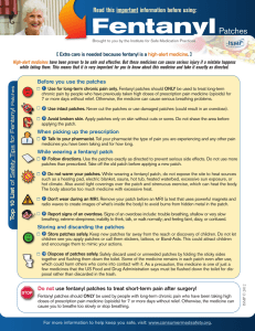 Fentanyl - Institute For Safe Medication Practices