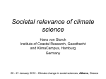 climate change - Hans von Storch