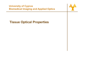 Tissue Optical Properties