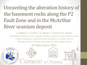 Unraveling the alteration history of the basement rocks along the P2