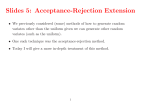 Slides 5: Acceptance-Rejection Extension