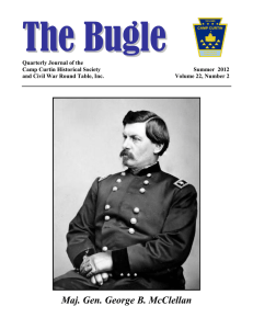 Maj. Gen. George B. McClellan - Camp Curtin Historical Society