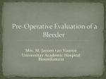 Evaluation of Patients with Bleeding Tendency