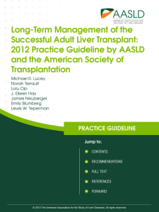 Long-Term Management of the Successful Adult Liver