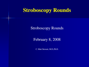 Stroboscopy Rounds