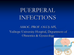puerperal infections - University of Yeditepe Faculty of Medicine, 2011