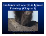 Fundamental Concepts in Igneous Petrology
