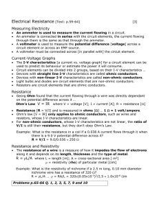 Electrical Resistance