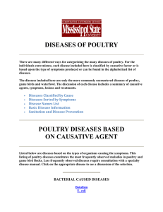 diseases of poultry
