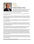 Professor Ronald L. Rivest