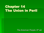 Chapter 14 The Union in Peril