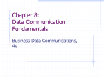 Chapter 8: Data Communication Fundamentals
