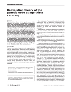 Coevolution theory of the genetic code at age thirty