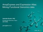 ArrayExpress and Expression Atlas