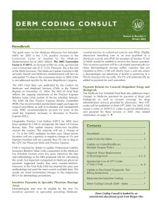 derm coding consult - American Academy of Dermatology