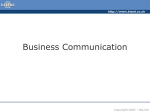 Business Communication - PowerPoint Presentation