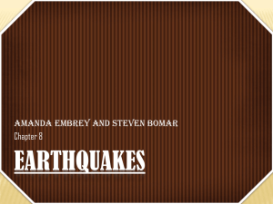 Earthquakes By Steven and Amanda