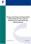 Pathogens and Parasites of the Mussels Mytilus