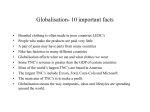 Globalisation- 10 important facts