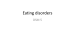 eating disorder