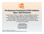 Pre-Exposure Prophylaxis (PrEP) Initiative: Open Label Extension