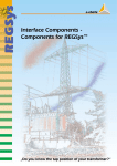 Interface Components - Components for REGSys