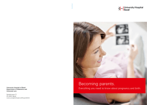 Becoming parents. - Universitätsspital Basel