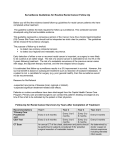 Surveillance Guidelines for Routine Rectal Cancer Follow Up Follow