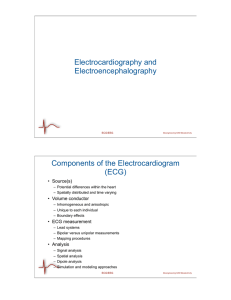 Electrocardiography and Electroencephalography Components of