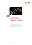 Solid Form Suite Data Sheet - The Cambridge Crystallographic Data