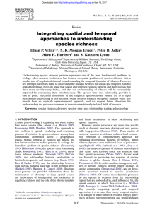 Integrating spatial and temporal approaches to understanding