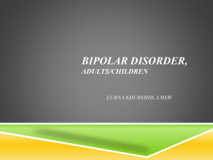 Bipolar Disorder, Adults