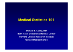 Medical Statistics 101