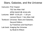 Modern Astronomy 20:050 - University of Iowa Astrophysics