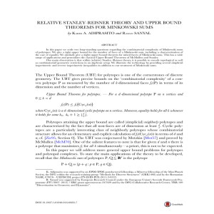 Relative Stanley–Reisner theory and Upper Bound Theorems for