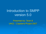 Introduction to SMPP version 5.0