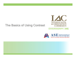 The Basics of Using Contrast - Intersocietal Accreditation Commission