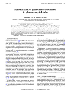 Determination of guided-mode resonances in photonic crystal slabs