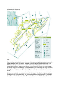 Nature trail guide