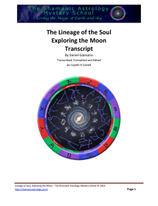 Lineage of the Soul PDF - Shamanic Astrology Mystery School
