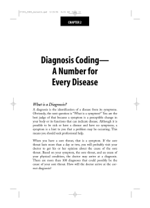 Diagnosis Coding— A Number for Every Disease