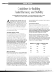 Guidelines for Building Facial Harmony and Stability